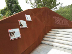 冠县耐候钢挡土墙